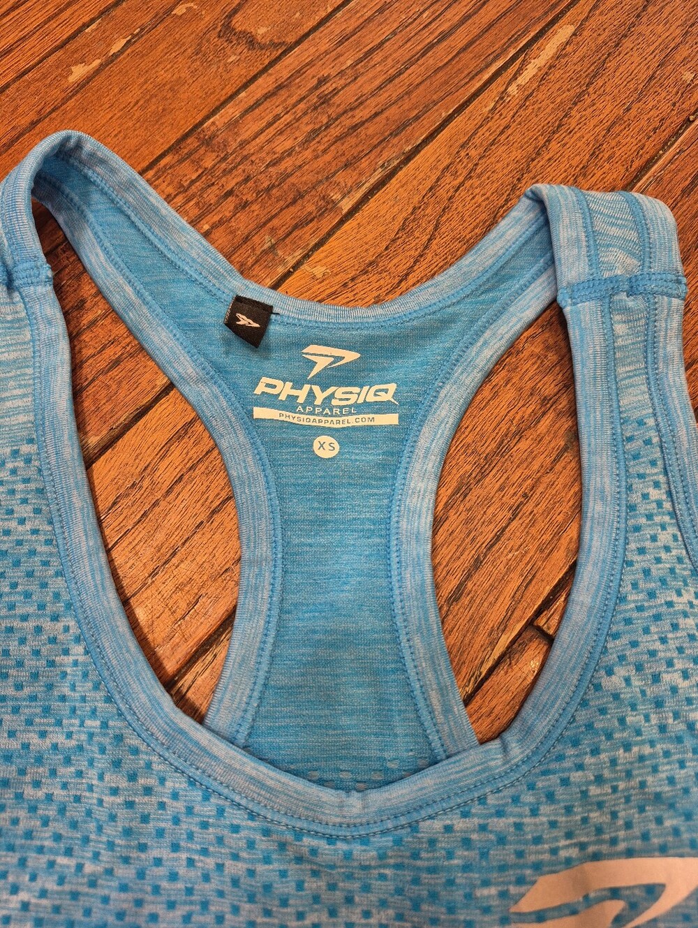 Sky Blue Racerback Swim Tank - Performance Fit - Picture 2 of 3